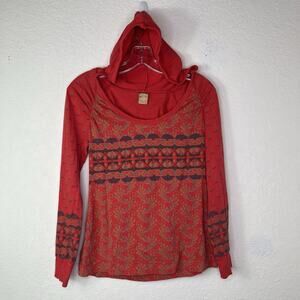 Language Los Angeles Hooded Top tattoo Y2K Long sleeve 100% Combed Cotton Size S